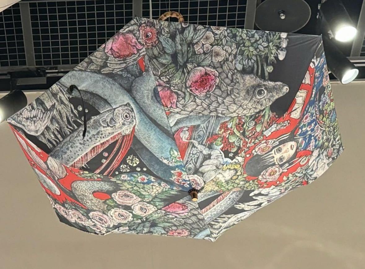ヒグチユウコ 奇幻森林動物 樋口裕子展 折りたたみ傘 台湾限定 台湾展示「奇幻動物森林 樋口裕子展」｜ヒグチユウコ Higuchi